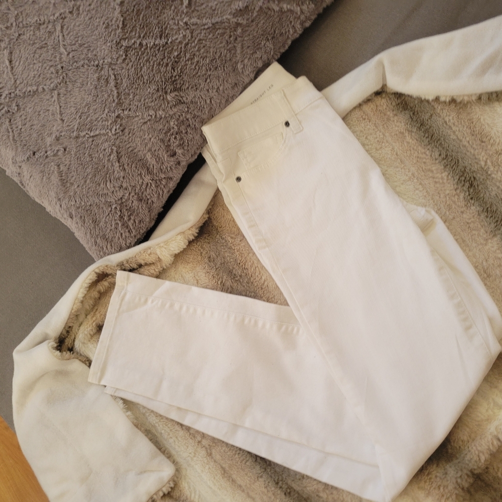 St John's Bay Brand new white straight leg